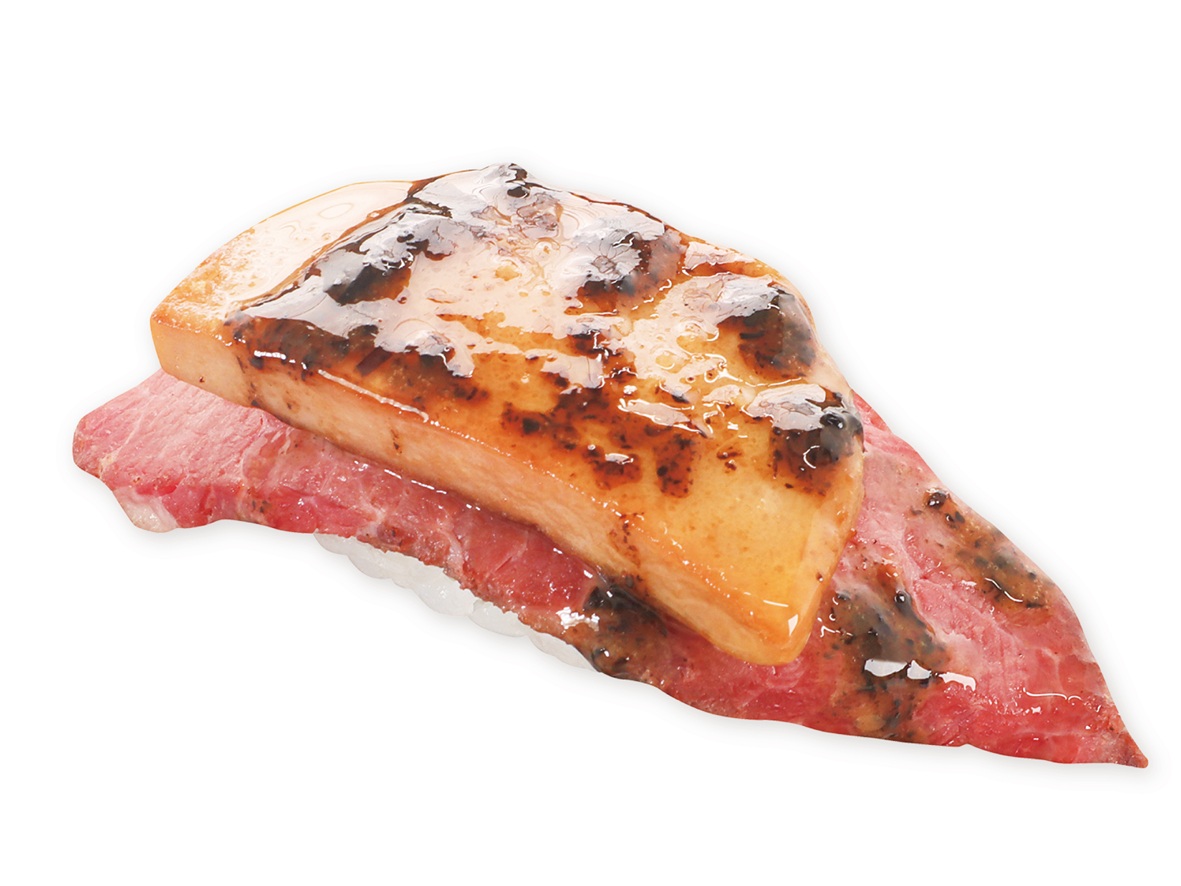 北海道牛のロッシーニ風　黒トリュフソース（一貫）